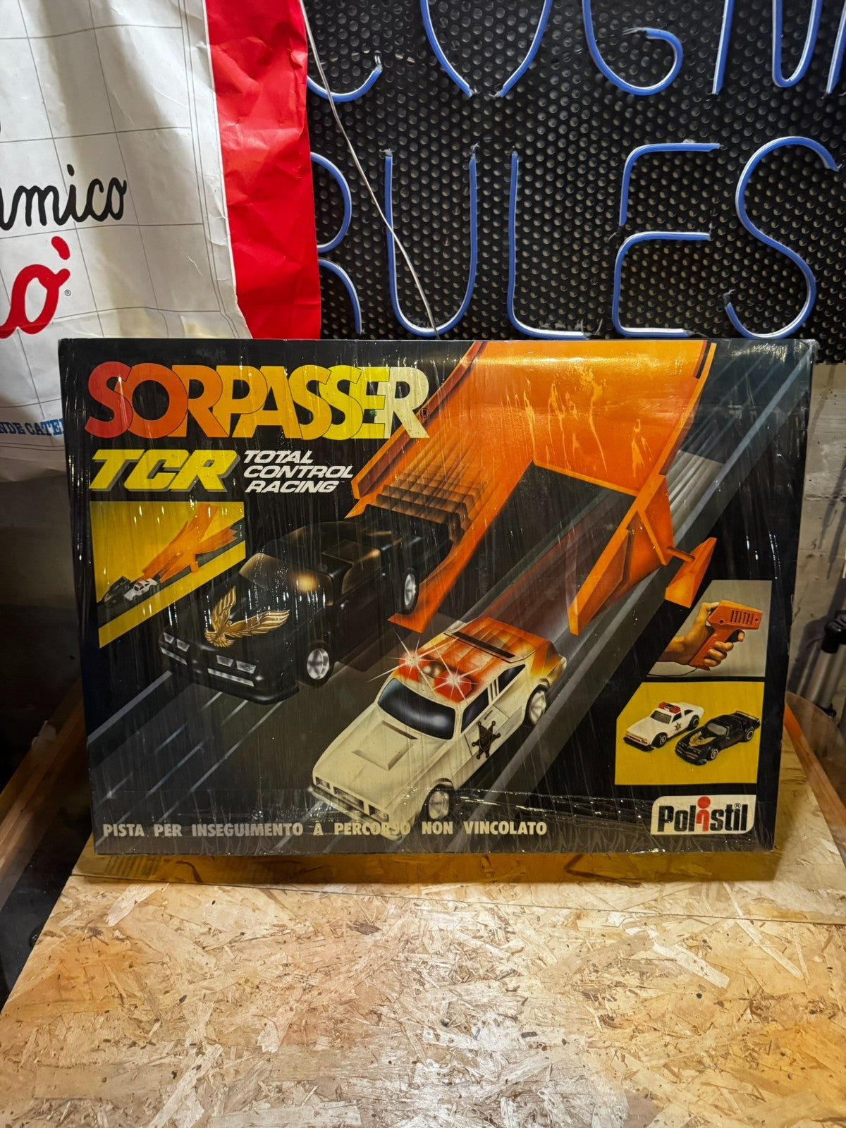 Pista Sorpasser TCR total control racing pista per inseguimento Polistil