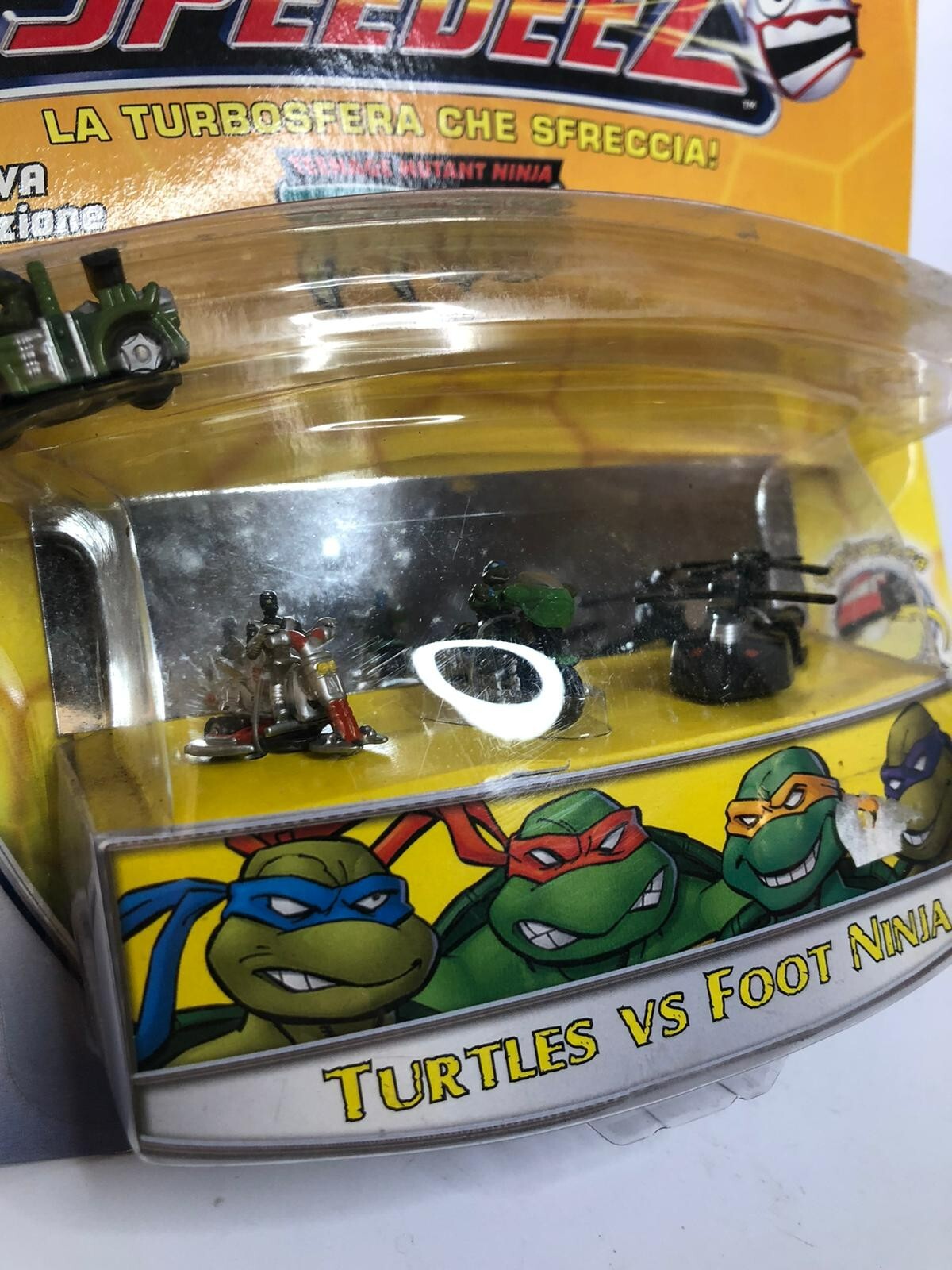 Tartarughe Ninja Speedeez Cinque Confezione Veicolo vs Piede Playmates Toy Set