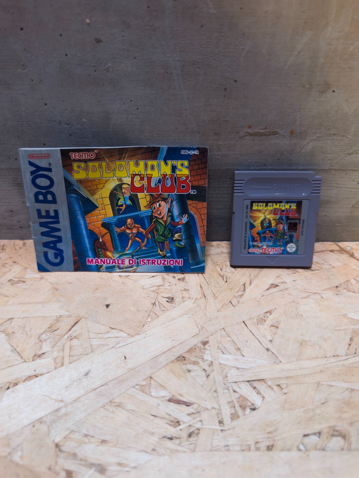 SOLOMON'S CLUB Nintendo Game Boy USA gioco gameboy con libretto