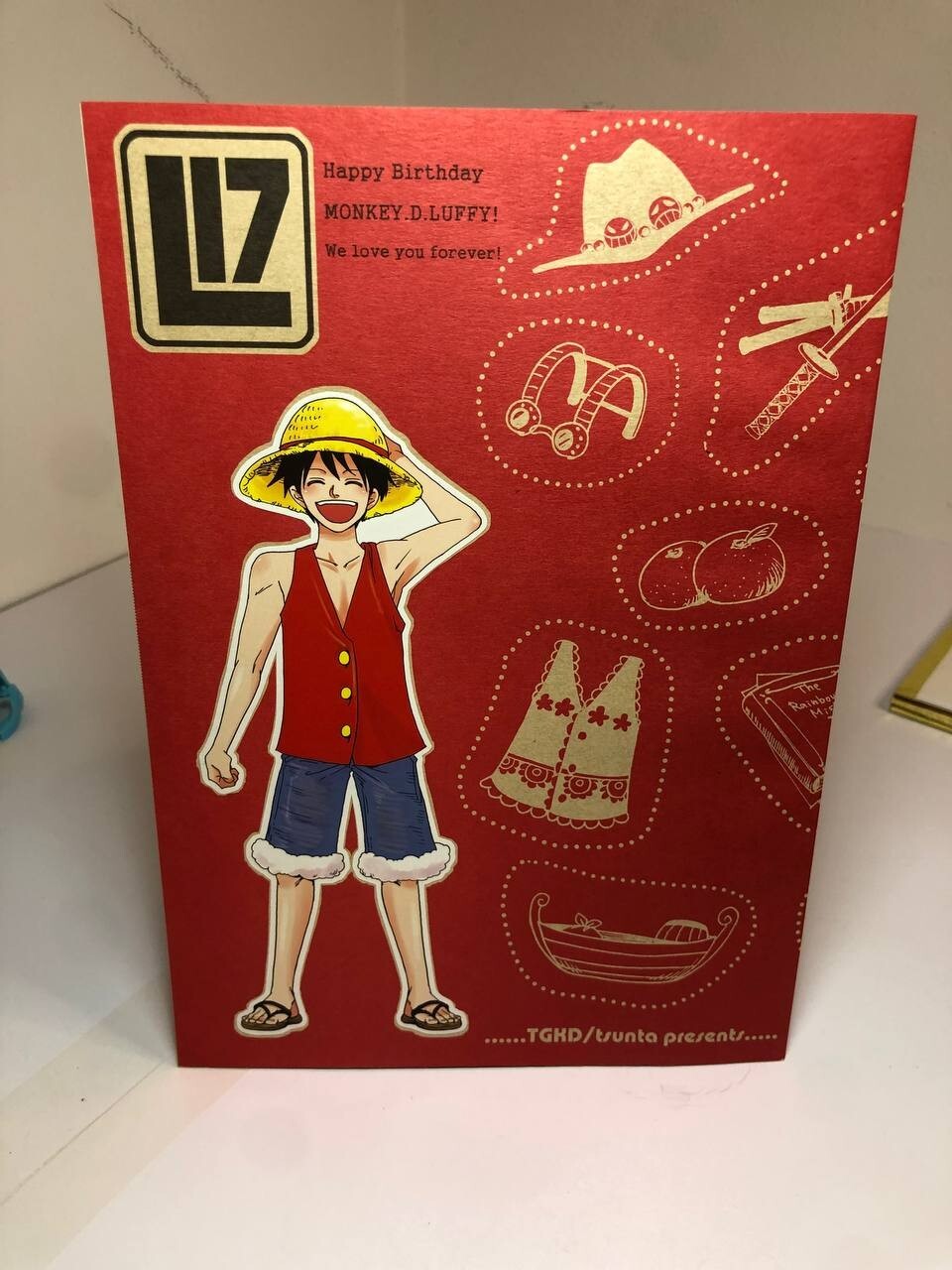 Fan Book One Piece Happy Birthday Luffy Giapponese
