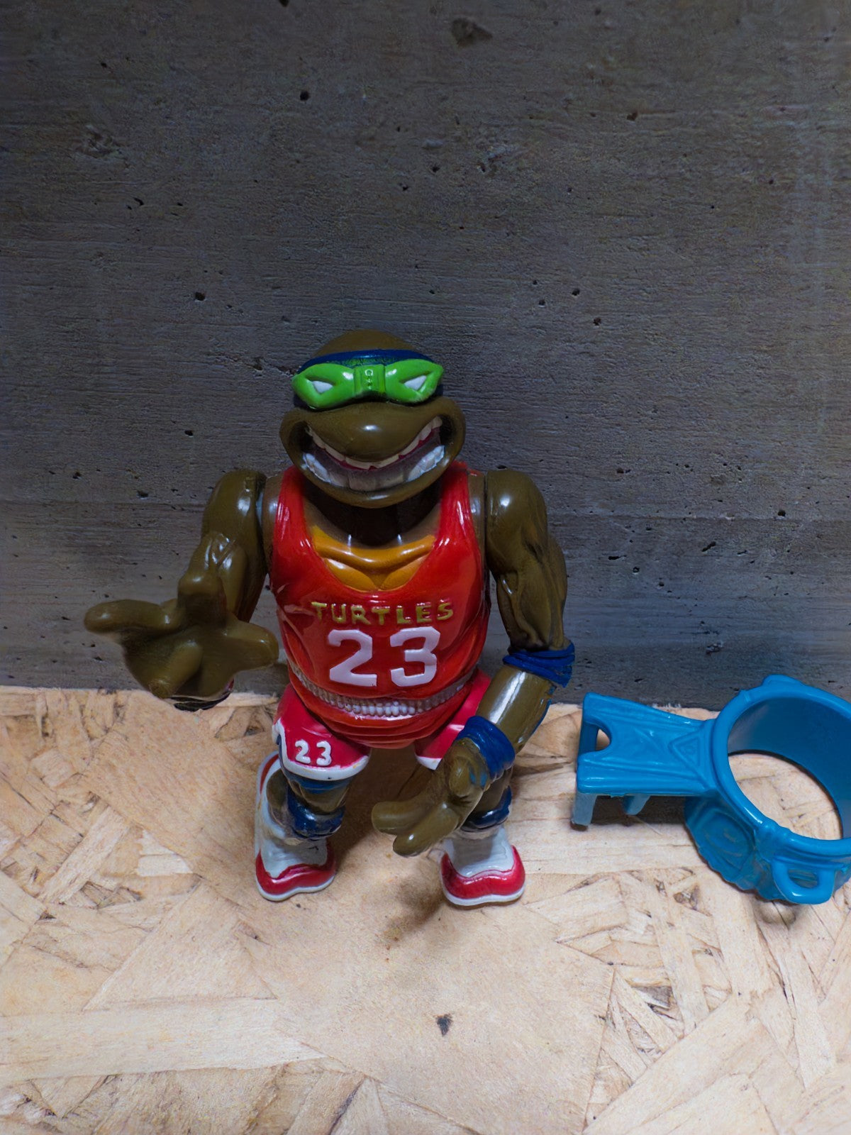 TMNT Slam Dunkin Don 1991 Donatello Air Jordan #23 Figure Vintage Variant Eu Blu