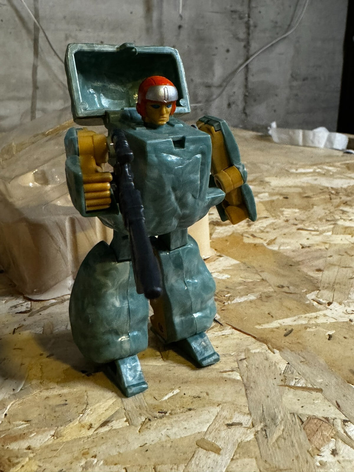 Modellino Bandai GoBots Rock Lords Boulder Transforming 4" vintage 1985 completo