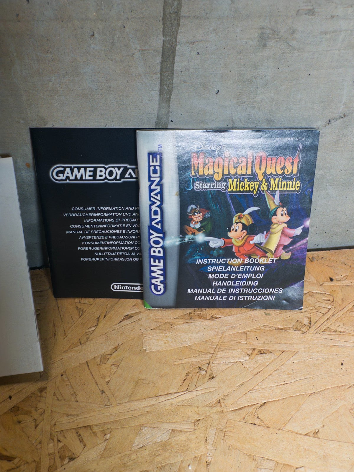 MAGICAL QUEST STARRING MICKEY & MINNIE NINTENDO GAMEBOY ADVANCE