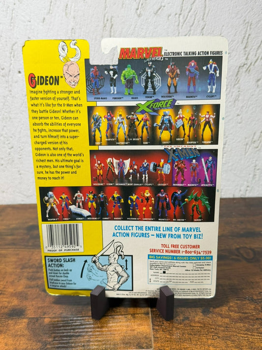 Marvel X-Men X-Force Gideon Sword Slashing Thrust ToyBiz 1992 MOC NEW Very Good