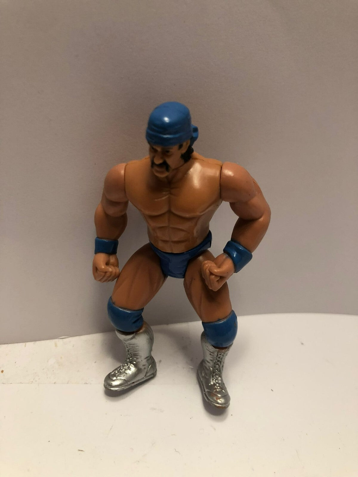 wrestler alto 5 cm bandana blu Hulk Hogan