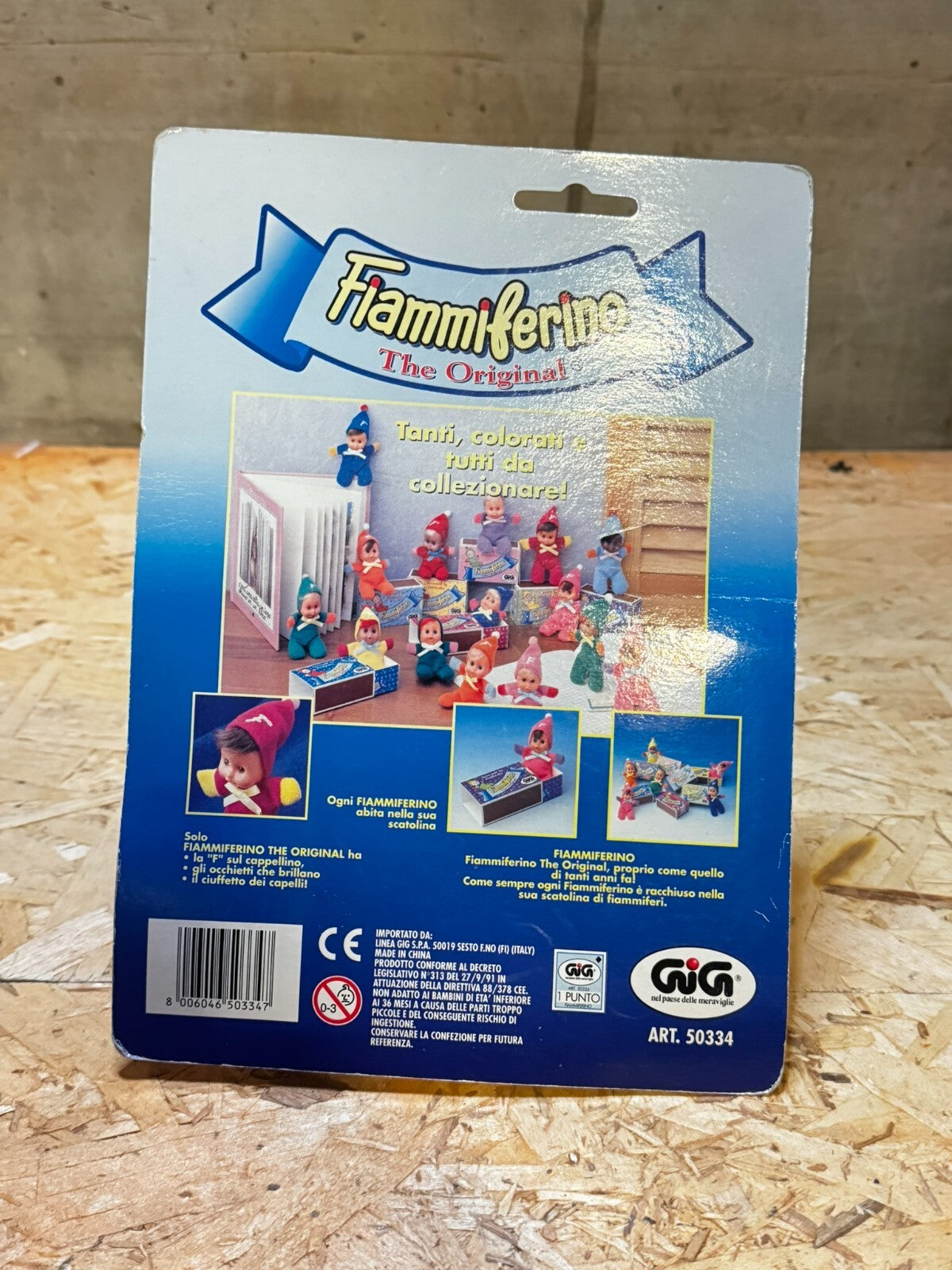 Fiammiferini Original Mini Doll GIG FIAMMIFERINO VINTAGE Accendi Fantasia Rare g