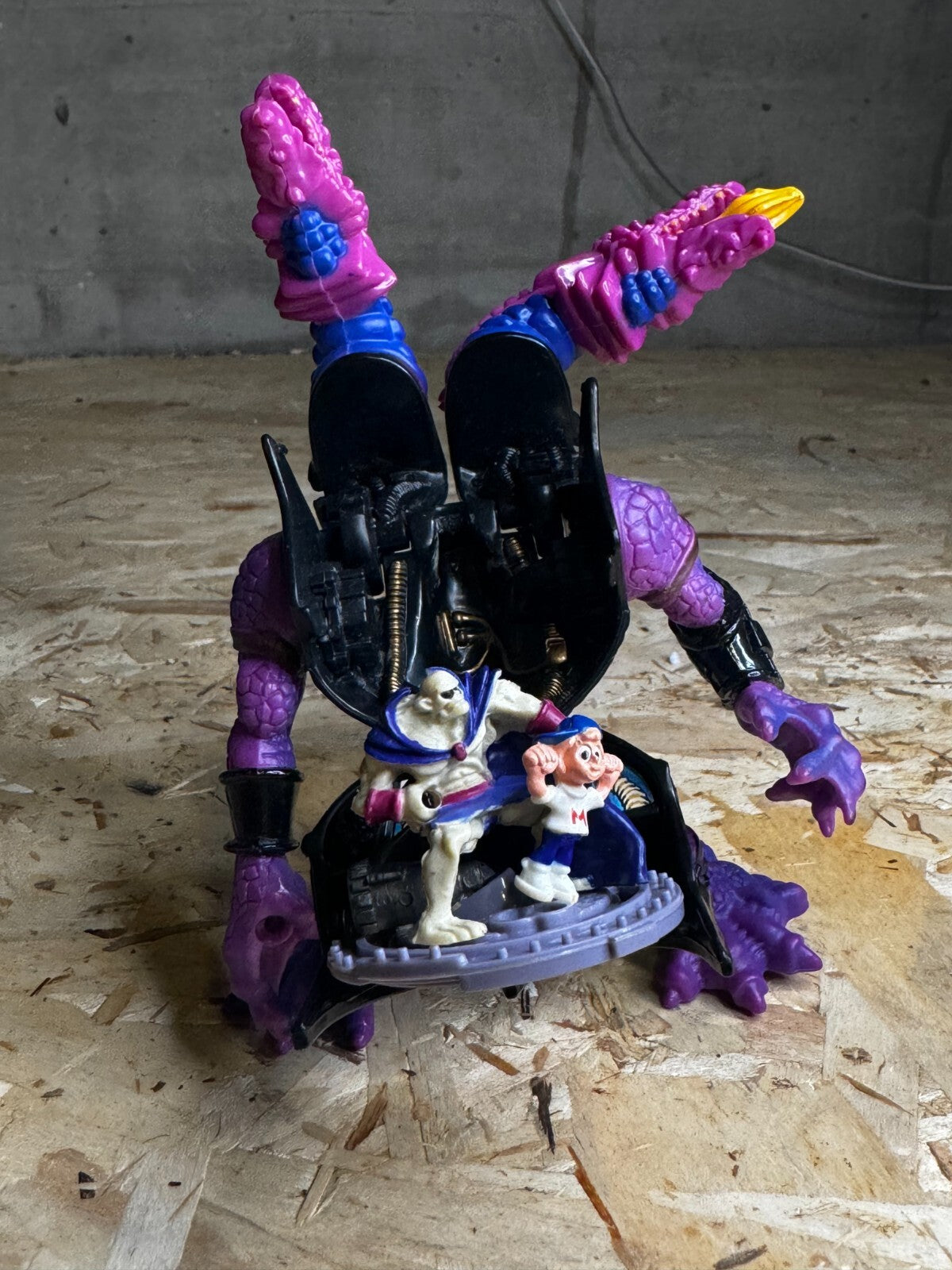 Mighty Max Battle Warriors Hydra Double Demon Playset 1994 incompleto