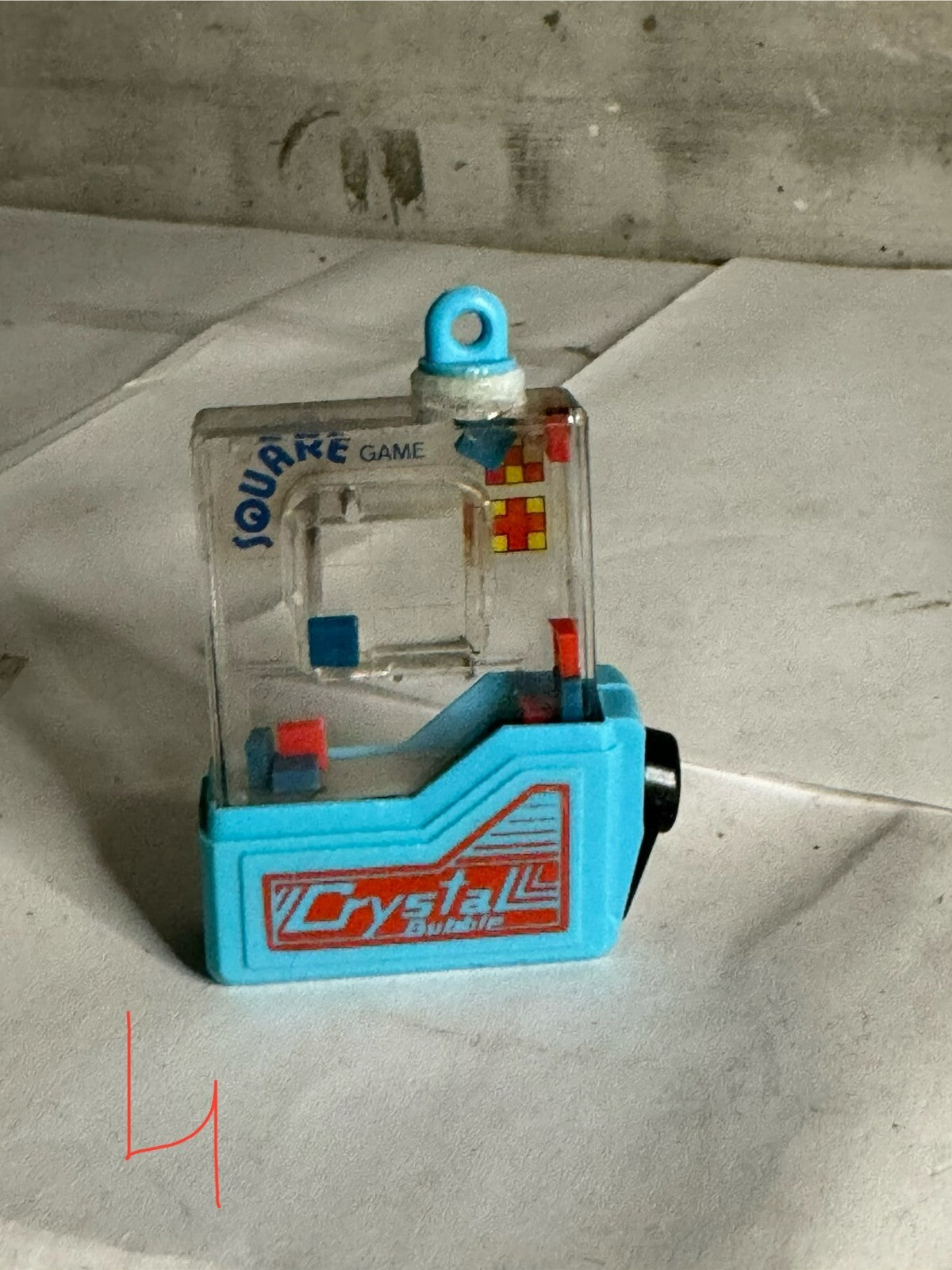 VINTAGE FANTASTIKO FILL N PLAY MINI WATER GAME BUBBLE CRYSTAL square game