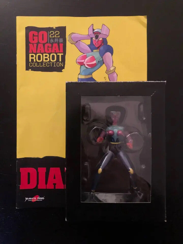Go Nagai Robot Collection Dianan A Modellino Statuetta Resina + Fascicolo