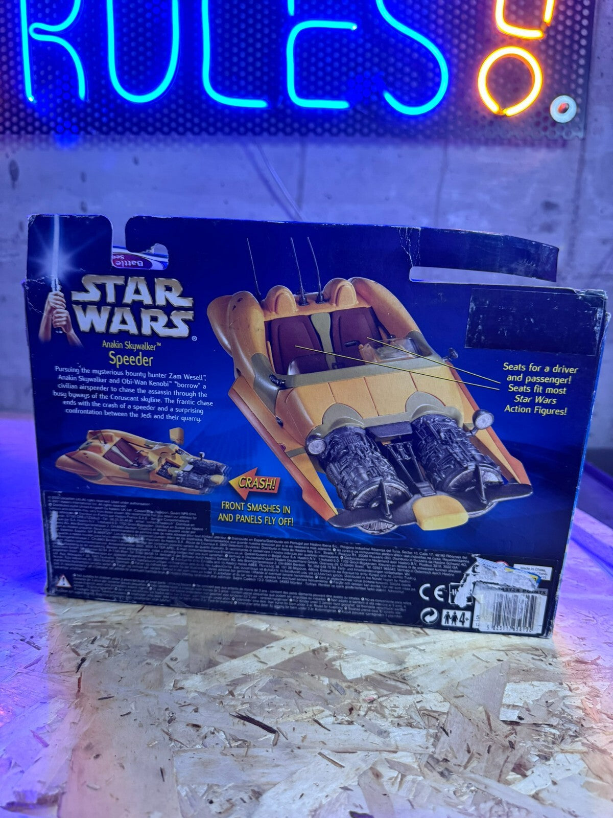 Anakin Skywalker Speeder Star Wars Ep. 2 Attack Of The Clones Hasbro