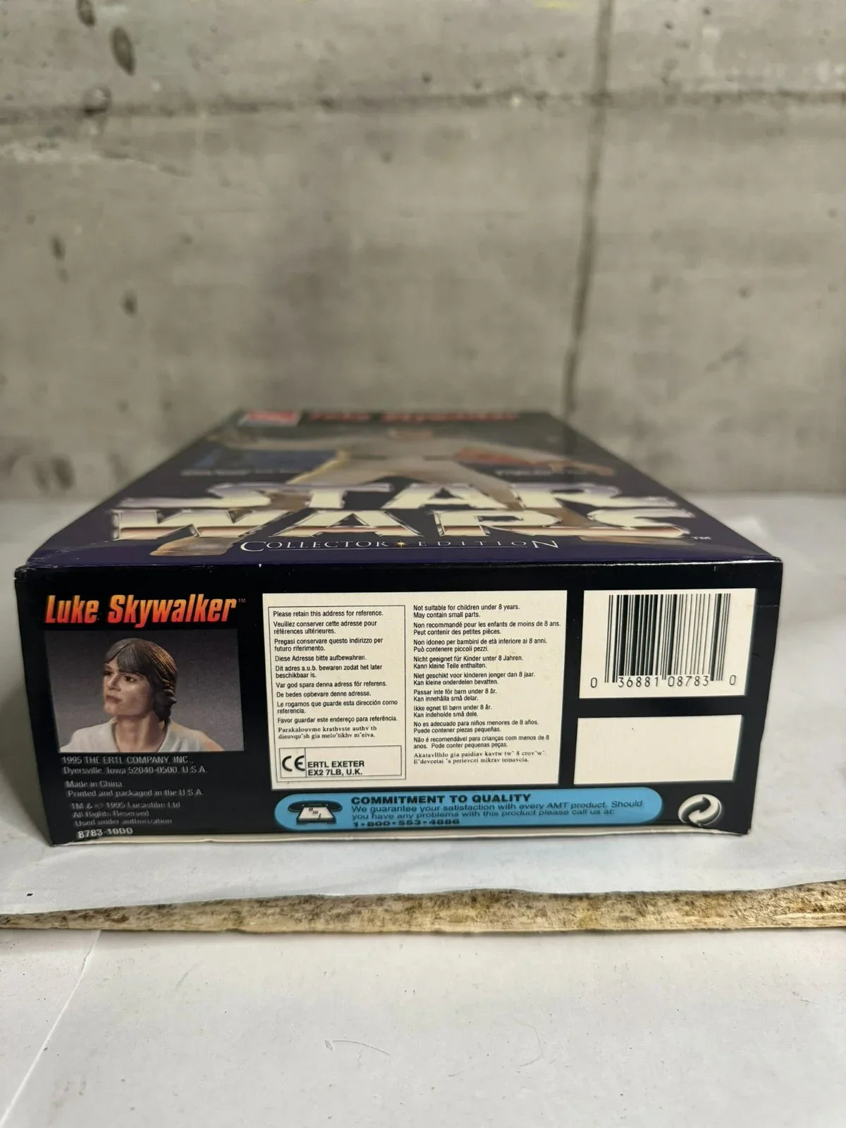 AMT ERTL STAR WARS LUKE SKYWALKER 1:6 VINYL MODEL KIT