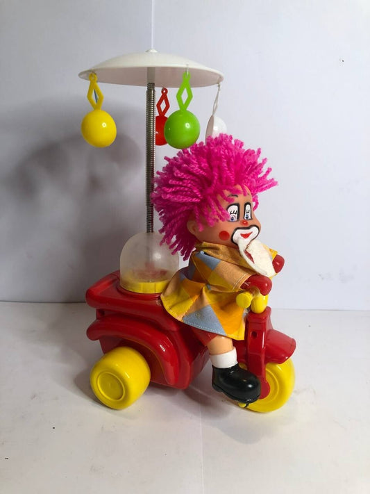 MINI DOLL RED HAIR WITH Bike MI HAPPY TOY MECANICA IBENSE NEW '70