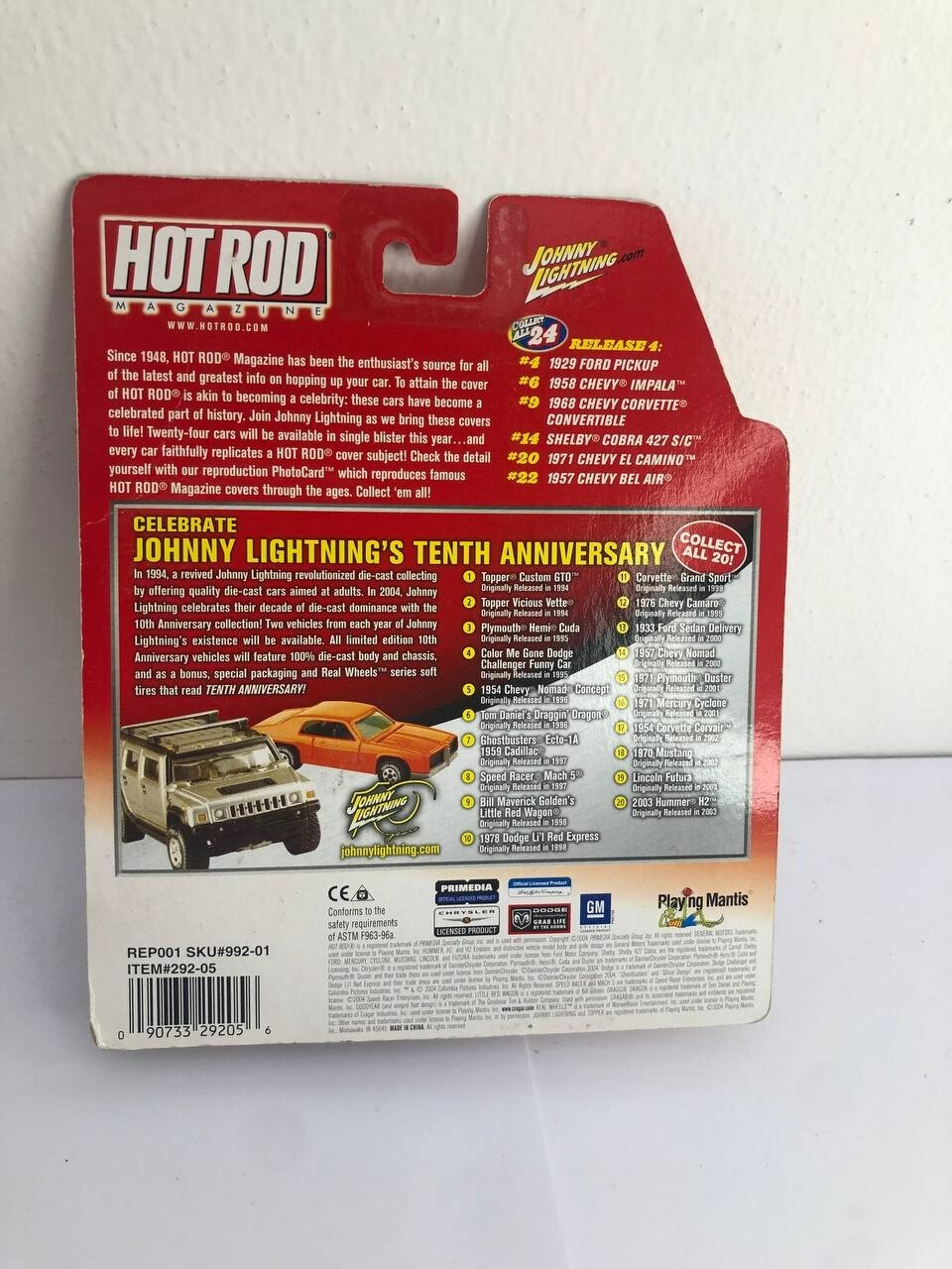 Johnny Lightning Hot Rod Magazine Chevy el Camino