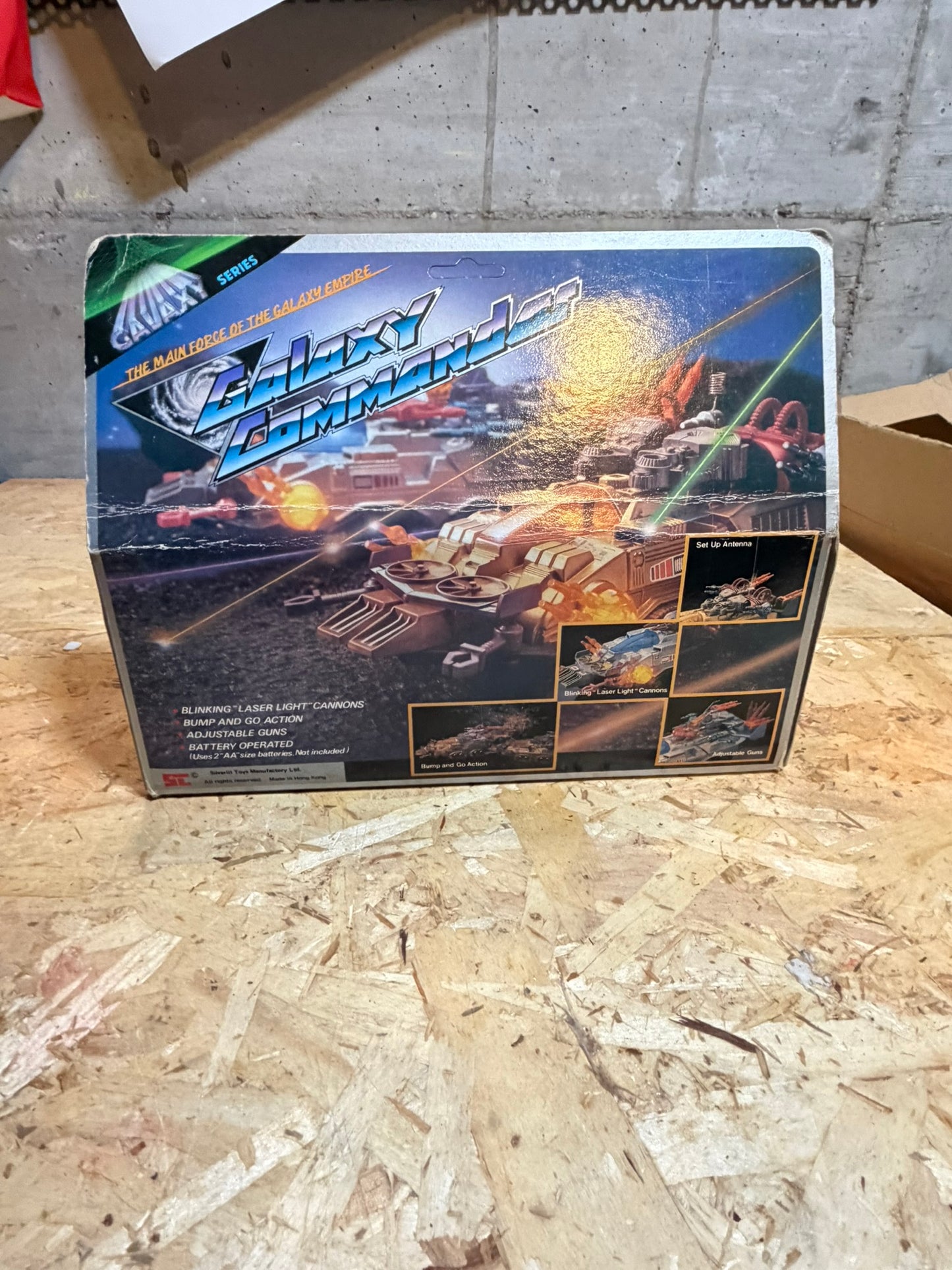 Silverlit Toys Plastica Batteria Galaxy Commander I Anni 80 *CONFEZIONE*