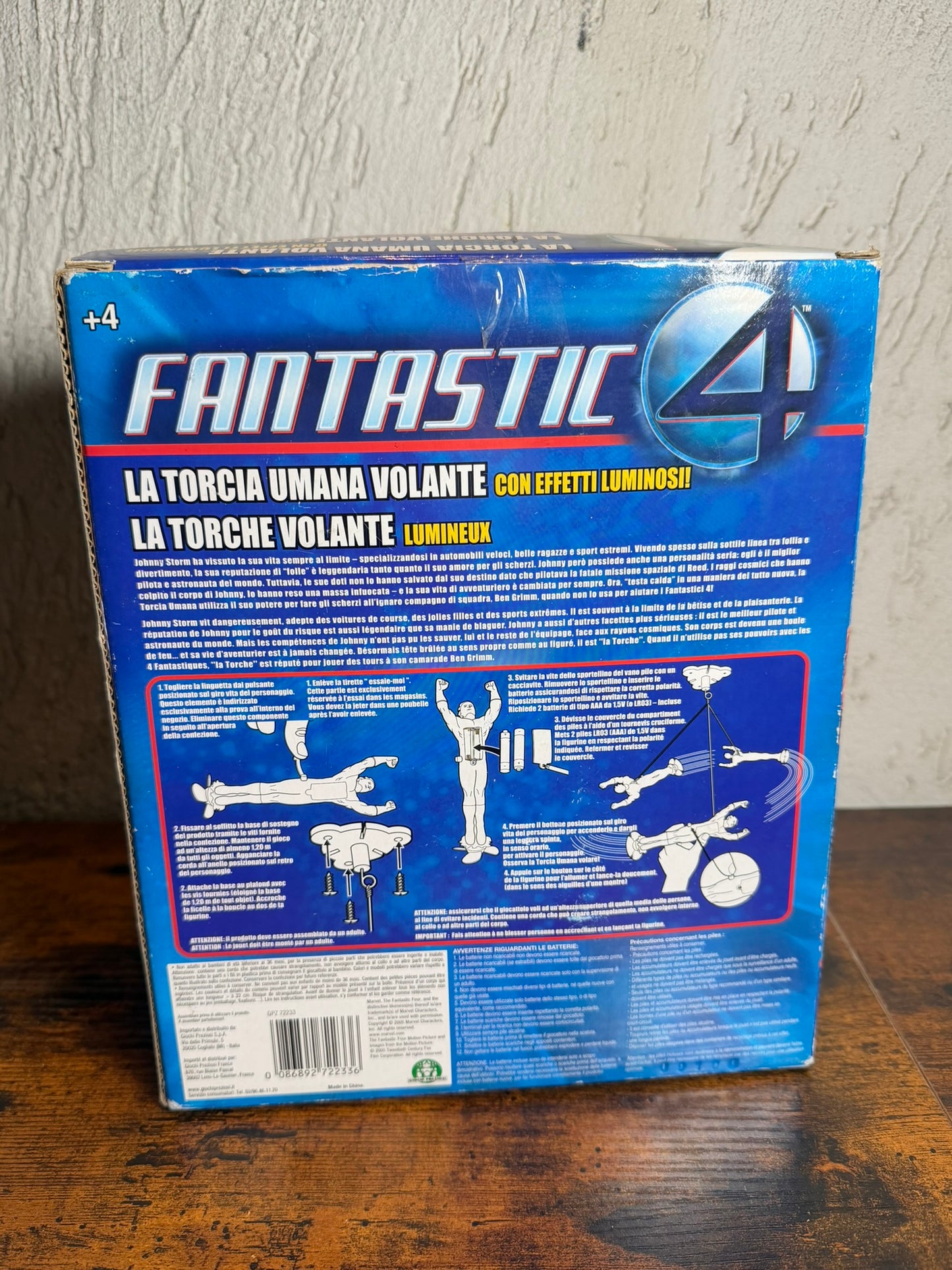 Fantastico 4 Torcia Umana Volante Illuminato Action Figure