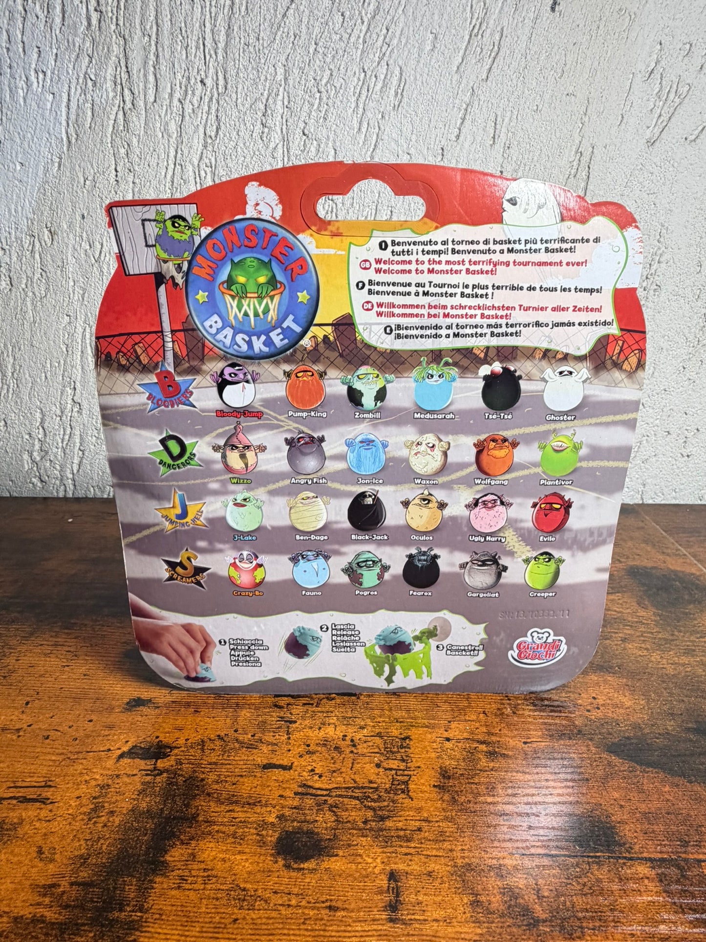 Lotto 6 Monster Basket sigillati