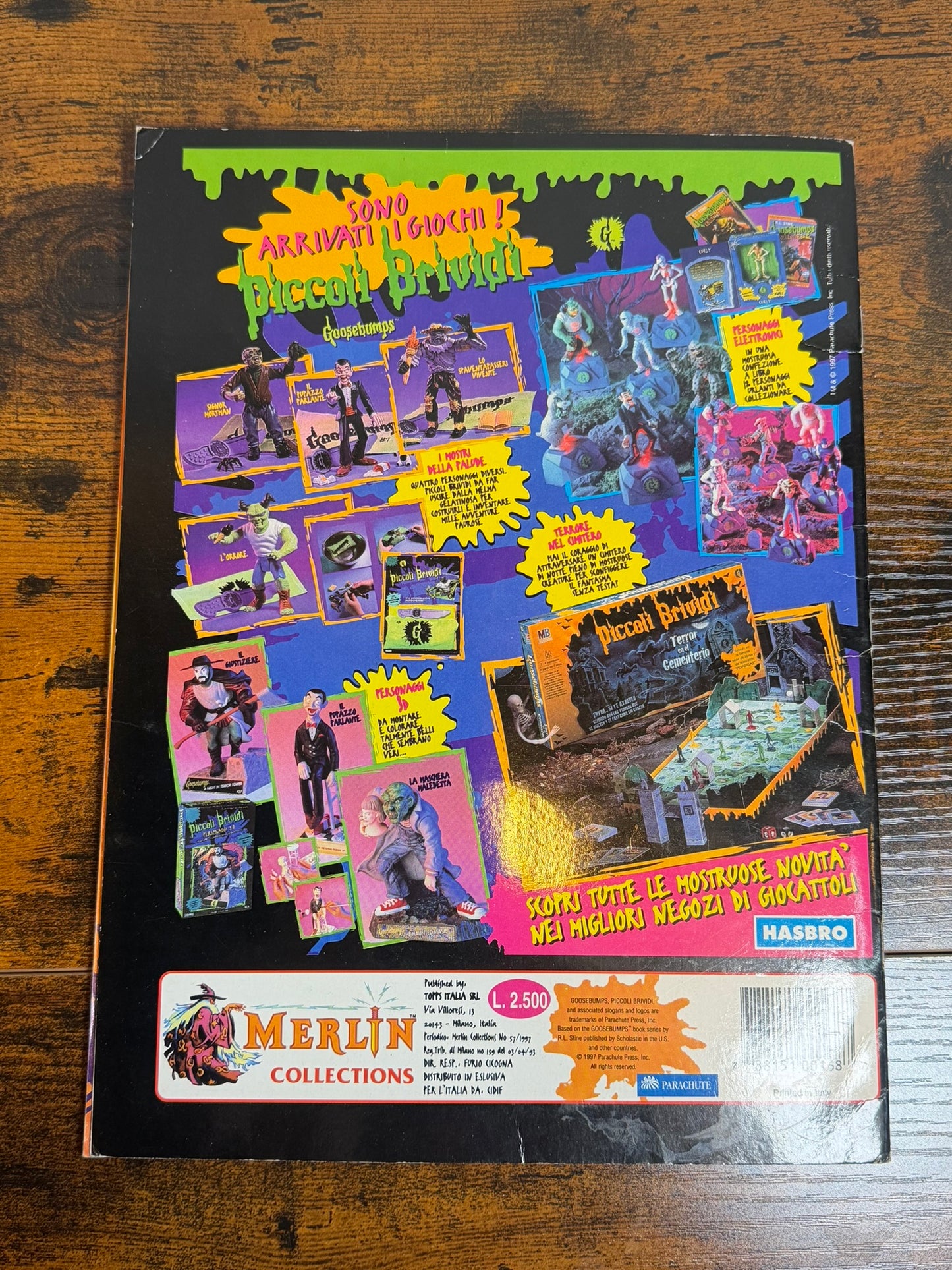 Album Figurine Piccoli Brividi (Goosebumps) Completo Merlin 1997 Sticker Album