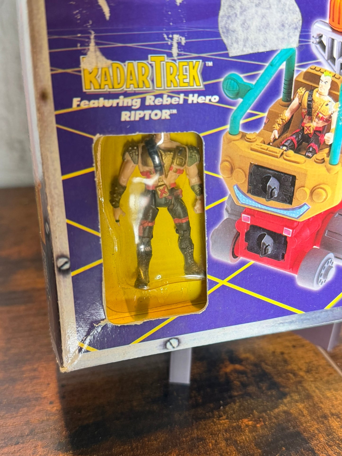 Bandai Toy biz 1996 Battle Builders System 1000 Radar Trek scatola aperta mai us