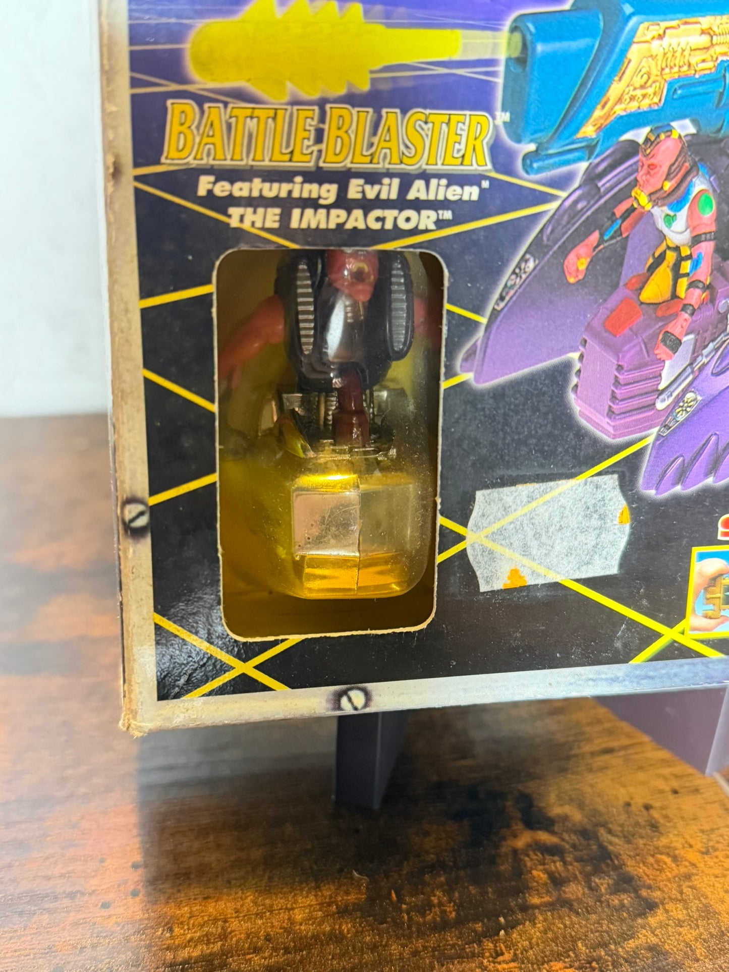 Bandai Toy biz 1996 Battle Builders System 1000 Blaster Tir Eclair