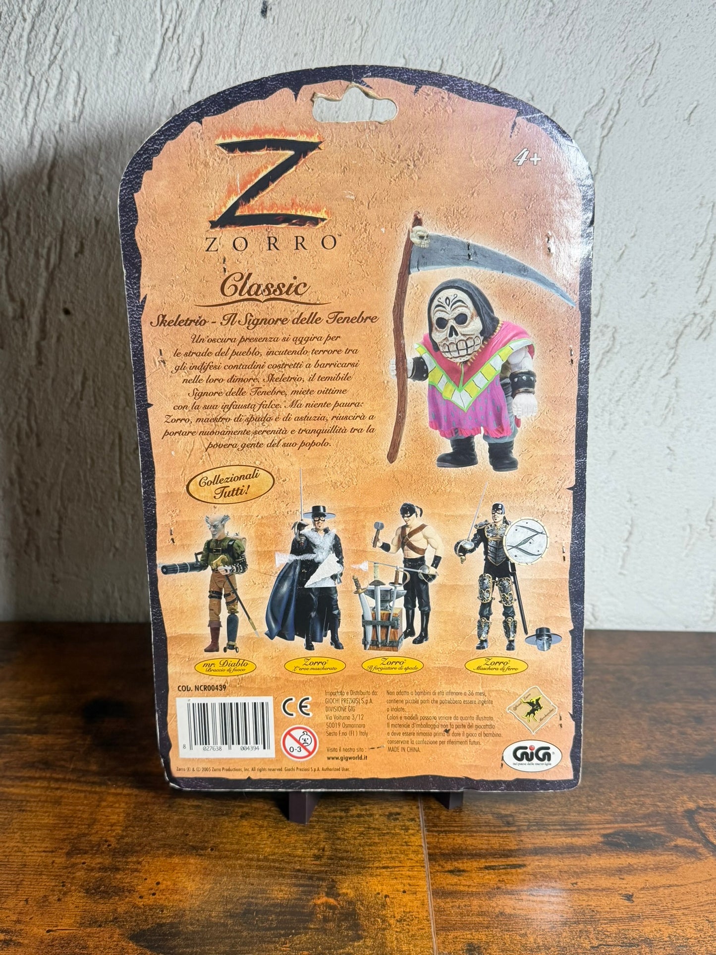 Action Figure Zorro Señor Muerte in scatola Giochi Preziosi