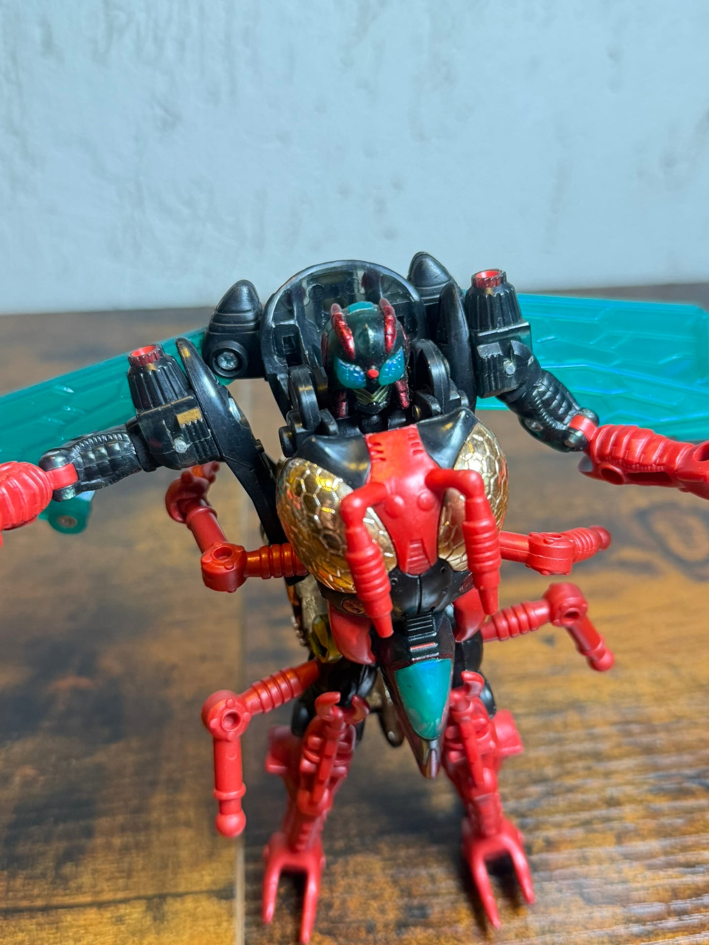 Waspinator Deluxe Transmetal Transformers Beast Wars 1998 Hasbro incomplete. TR