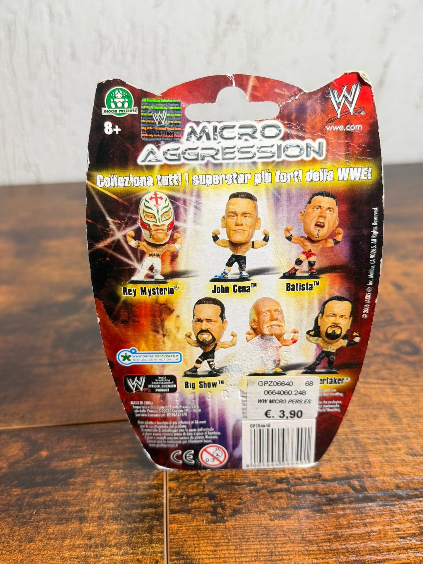 Microstars WWE Wrestling Micro Aggression HULK HOGAN 5 cm MOC, 2006