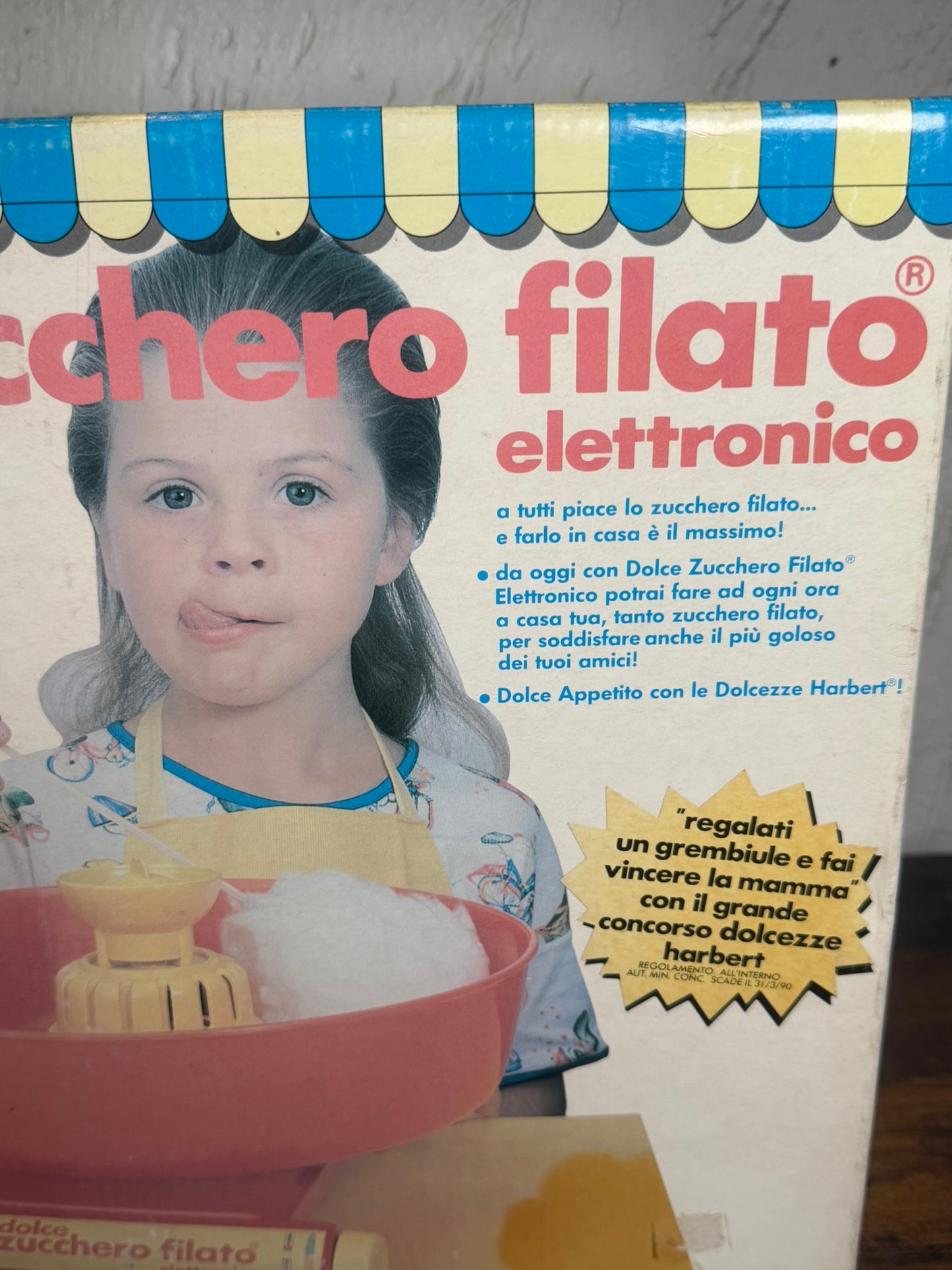 DOLCE ZUCCHERO FILATO ELETTRONICO HARBERT ART. 340 NUOVO NO DOLCE FORNO VINTAGE