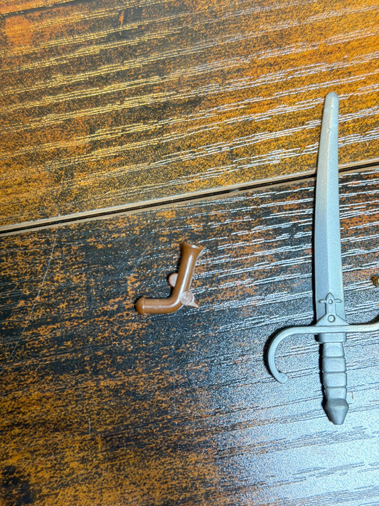 Gioco da tavolo vintage Rattle Me Bones spada pirata pezzo di ricambio originale