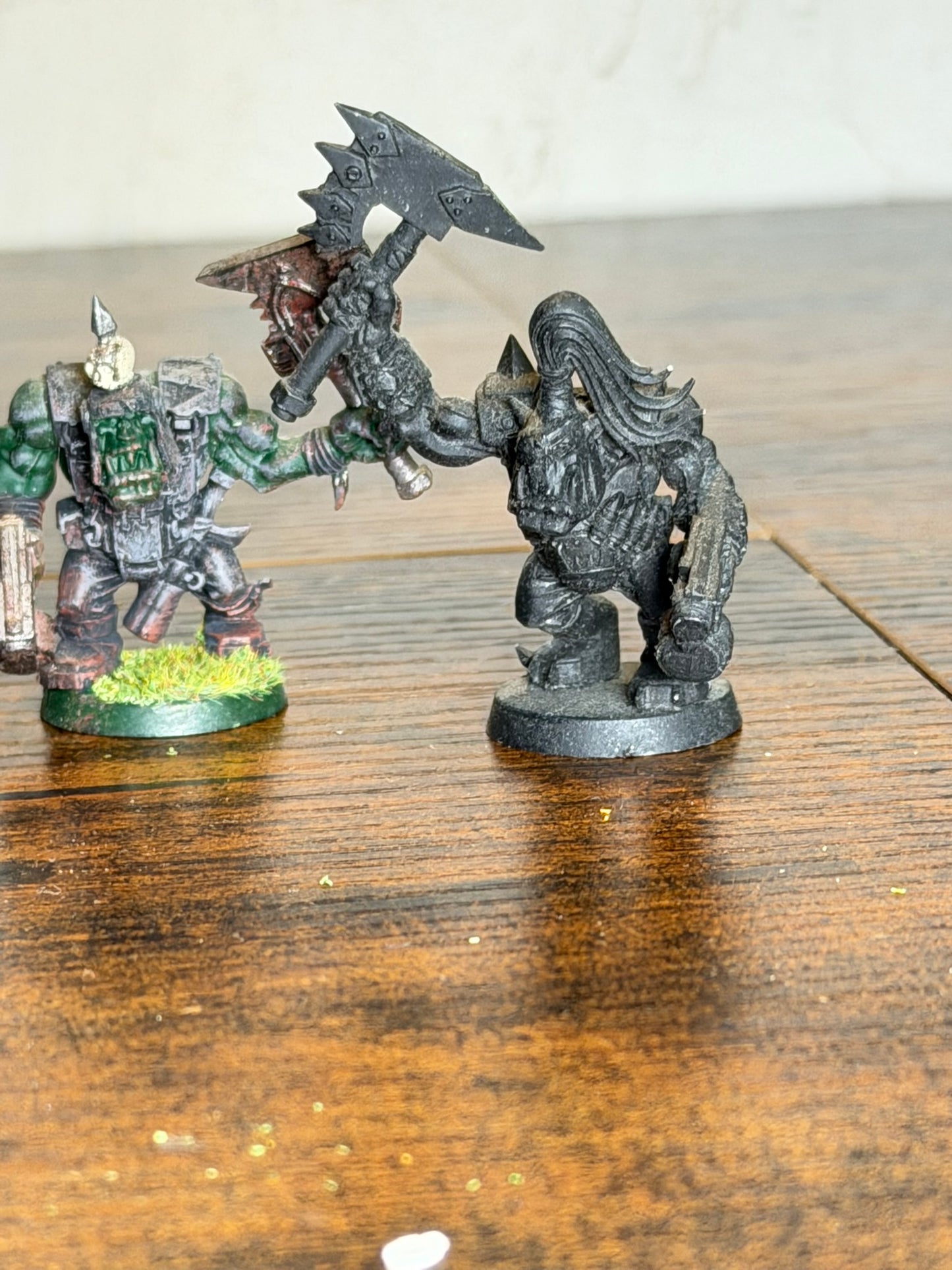 6 pezzi ORKS BOYZ miniature WARHAMMER 40K citadel GAMES WORKSHOP
