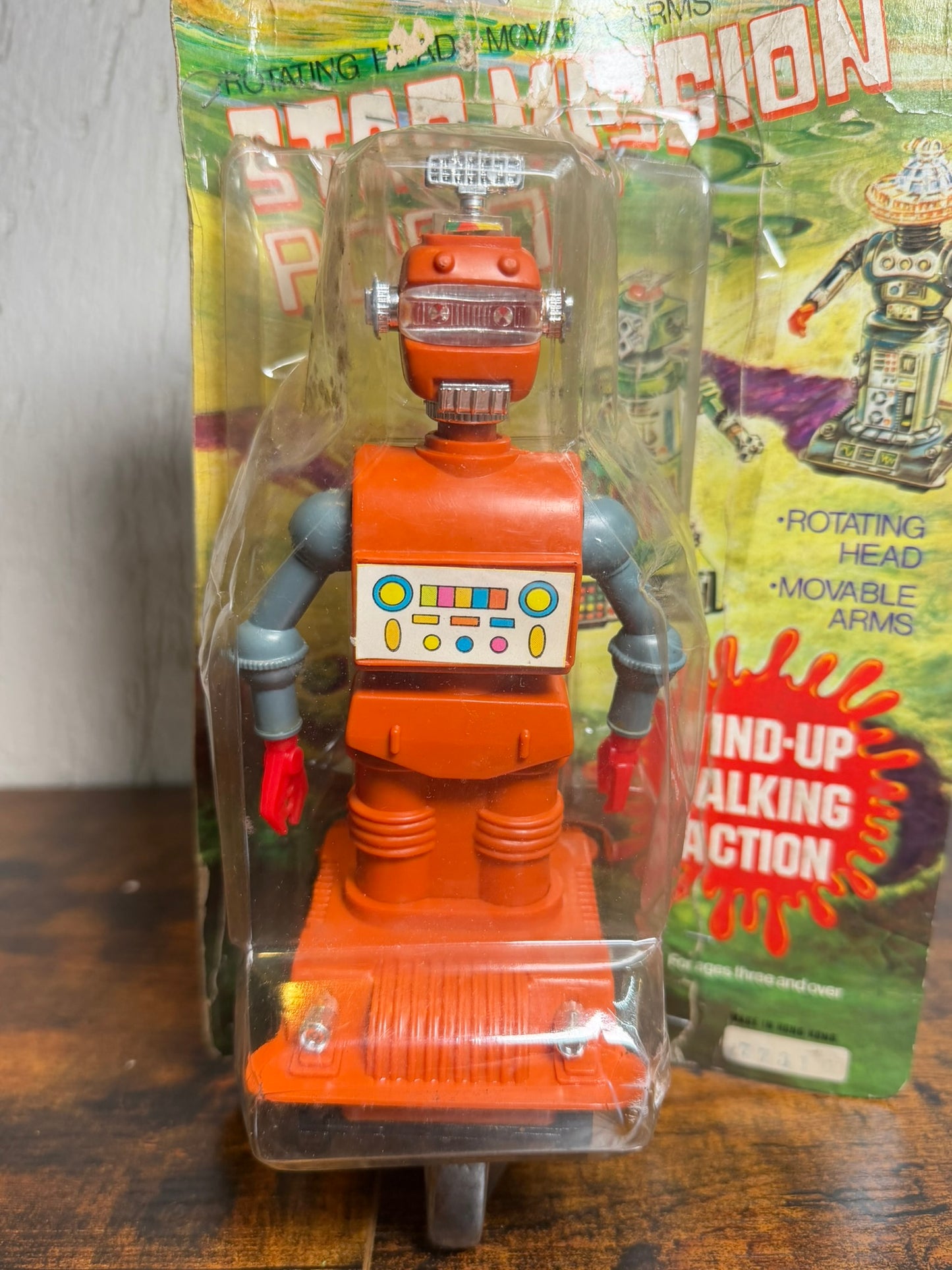 Robot Star Mission Durham Wind Up Giocattolo made hong kong