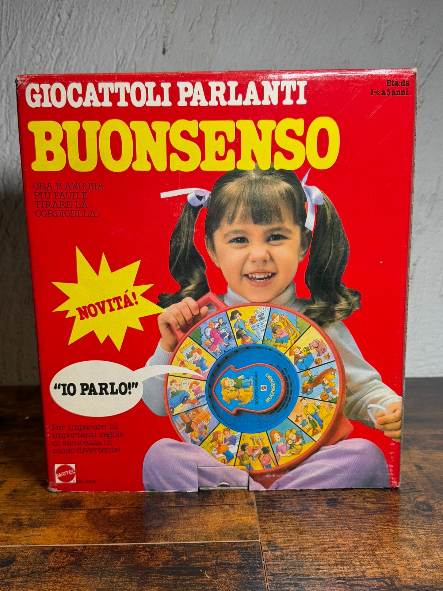 Mattel Prescolastici Giocattoli Parlanti BUONSENSO MIB, 1985 Made in Italy