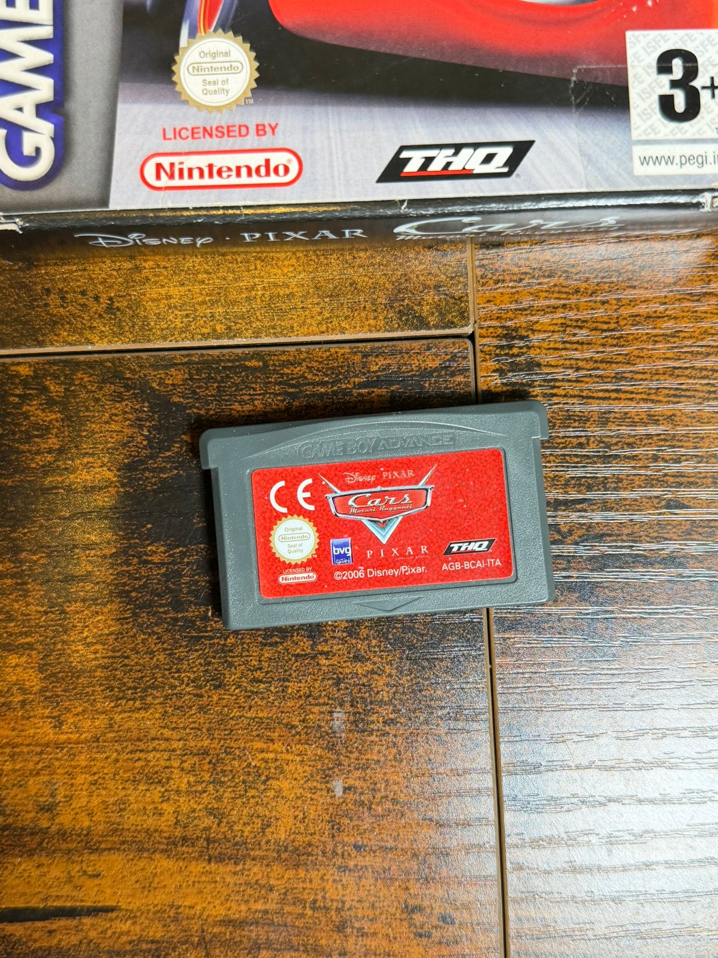 NINTENDO GBA DISNEY PIXAR CARS MOTORI RUGGENTI PAL ITA