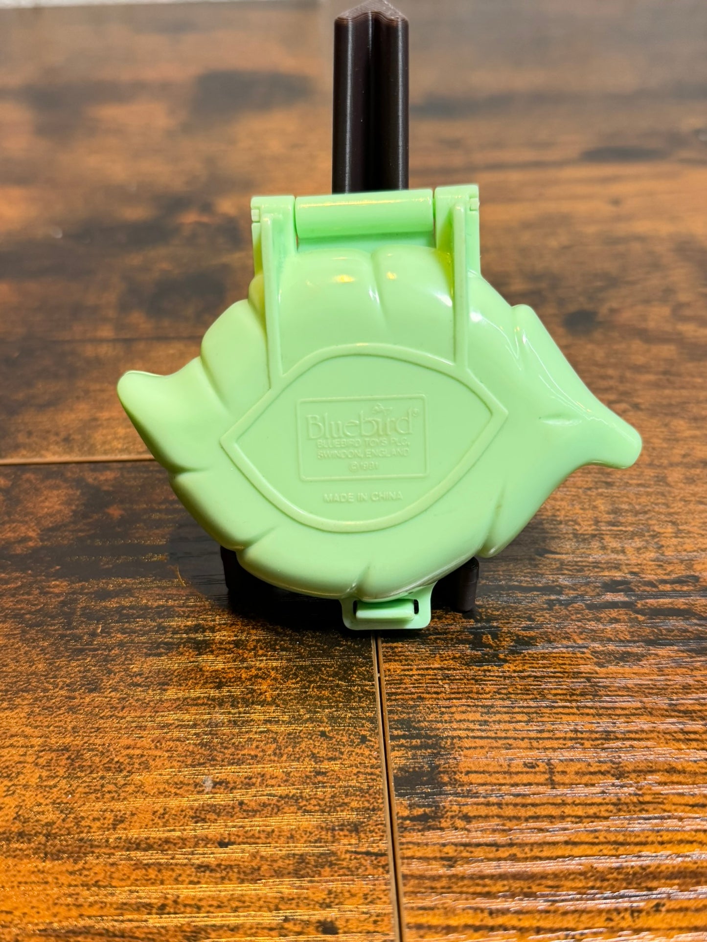 Polly Pocket Bluebird Orecchini COFANETTO Verde Earring case 1991 #911901