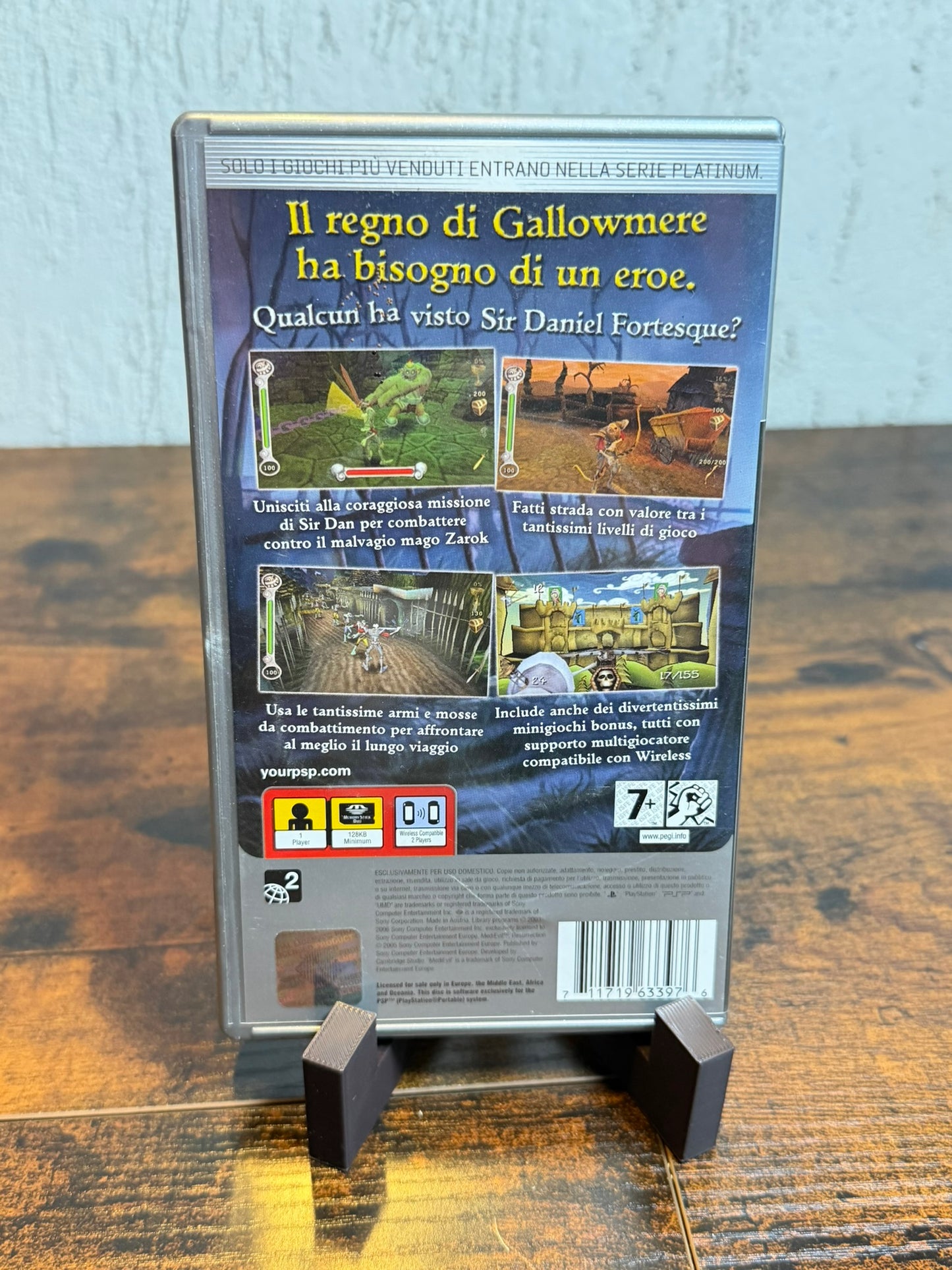 MediEvil Resurrection PSP Gioco Completo Edizione Platinum Sony PlayStation ITA