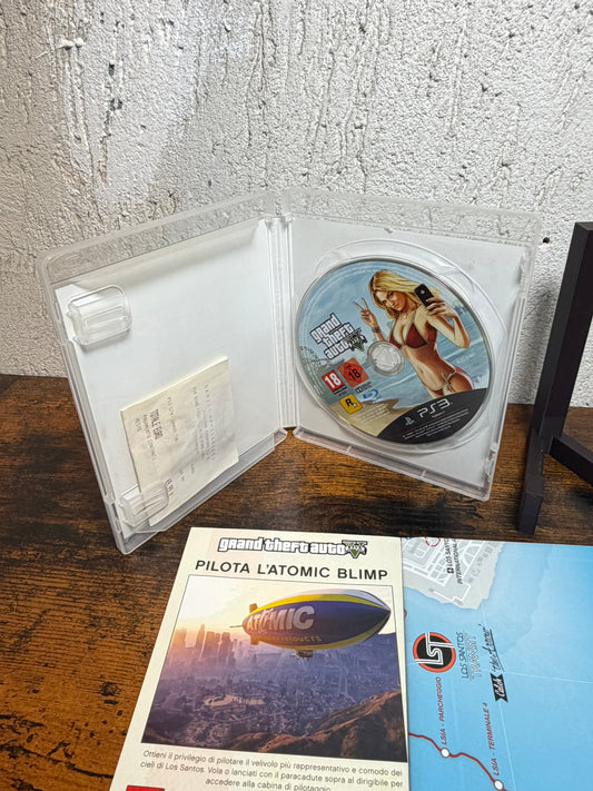 GTA 5 PS3 ITA Grand Theft Auto V PlayStaion 3 SONY Videogioco ITALIANO PAL