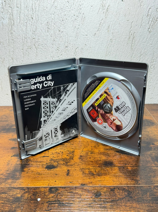 GRAND THEFT AUTO IV GTA 4 PS3 Platinum ITA Completo Mappa Guida PAL Disco Ottimo