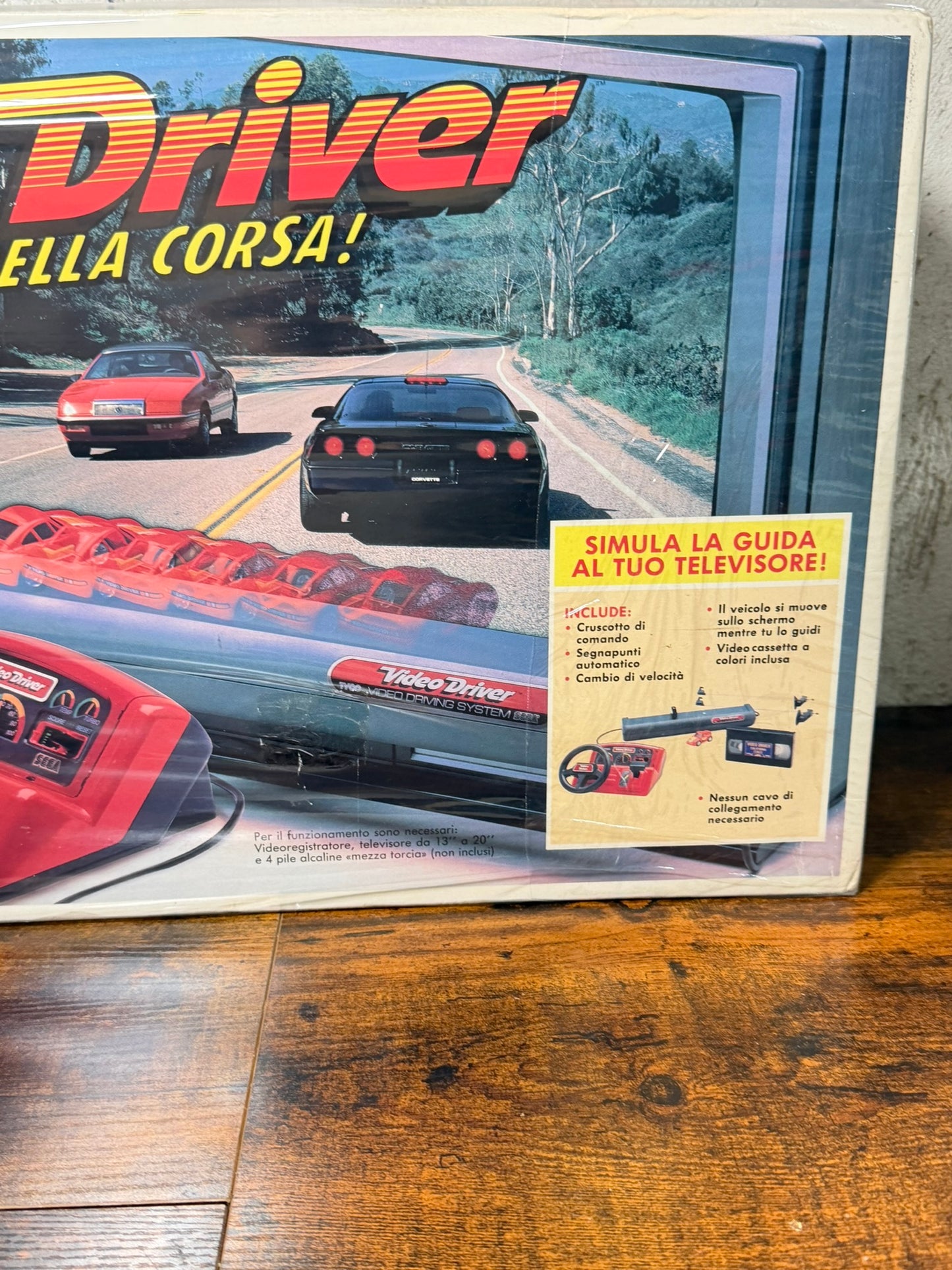 SEGA VIDEO DRIVER VHS VINTAGE GAME RETRO RETROGAME VIDEOGIOCO 1989 TYCO GIG OLD