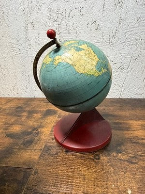 Mappamondo in latta anni 50