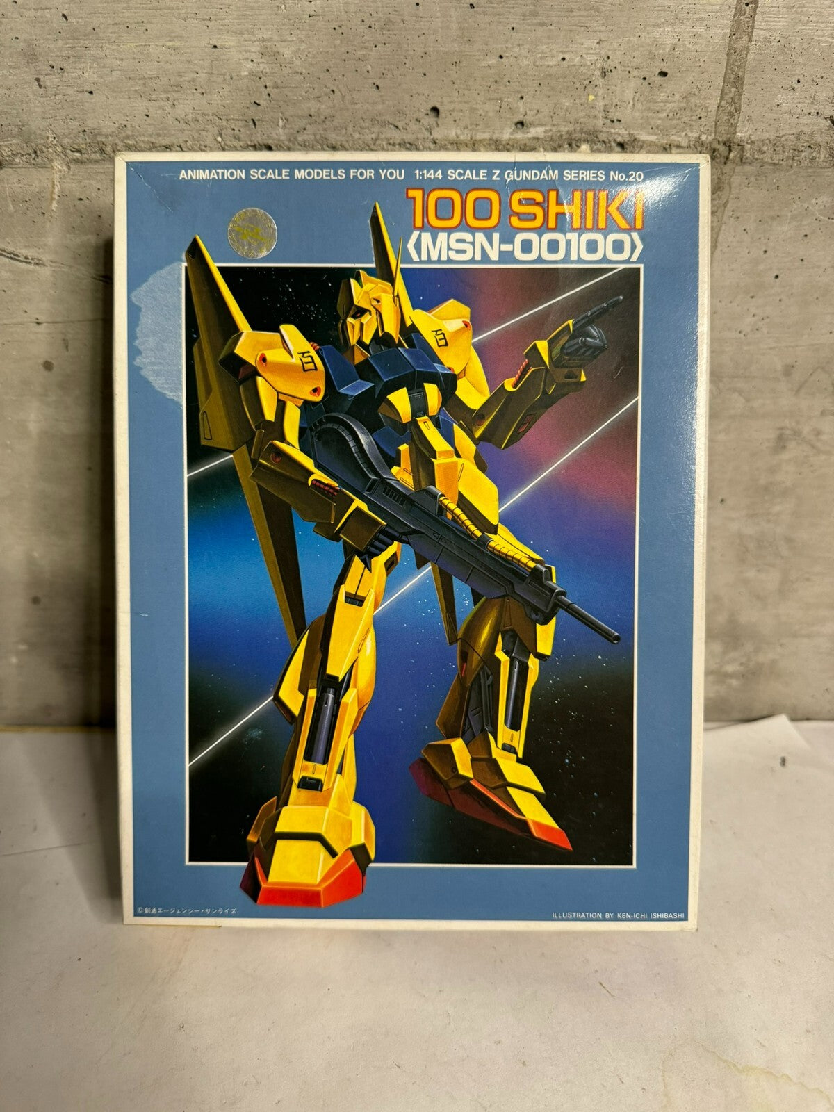 Kit modello Gundam - Z serie Gundam n. 20 100 Shiki MSN-00100 1/144 - Vintage