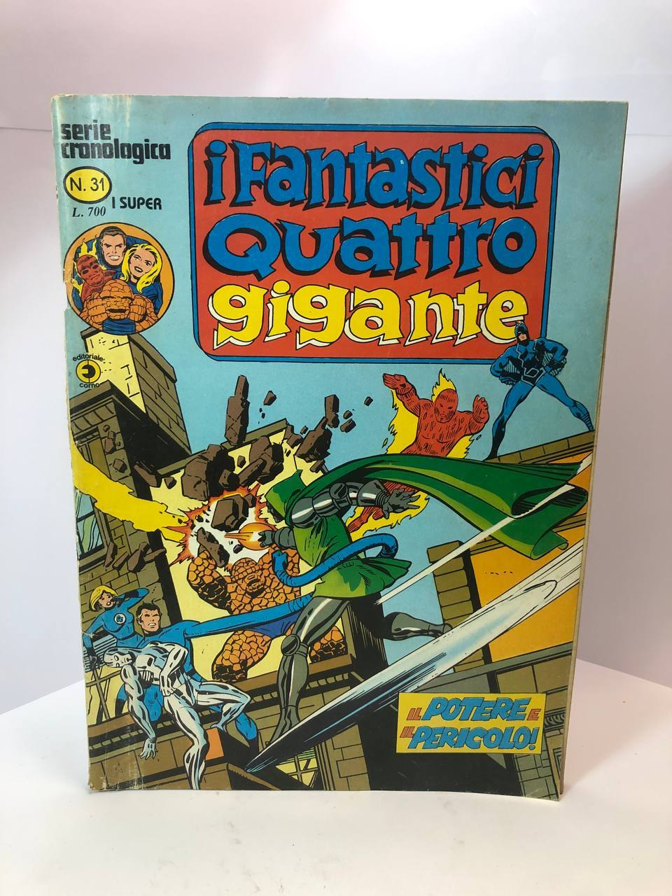 I fantastici quattro gigante ed. Corno lotto sette fumetti
