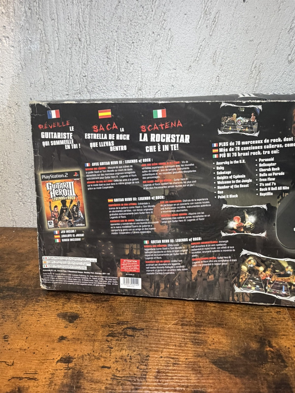 Guitar Hero III bundle PS2 completo