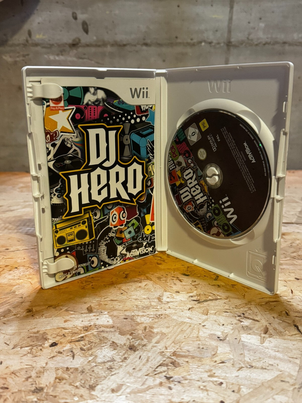 DJ HERO GUITAR NINTENDO WII e WIIU U PAL EU EUR ITA ITALIANO ORIGINALE COMPLETO