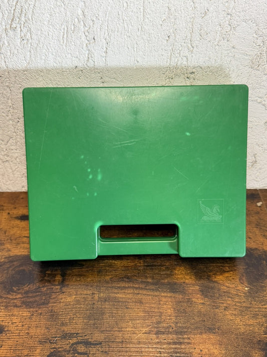 Valigetta in plastica verde vintage Pegaso - foto 1