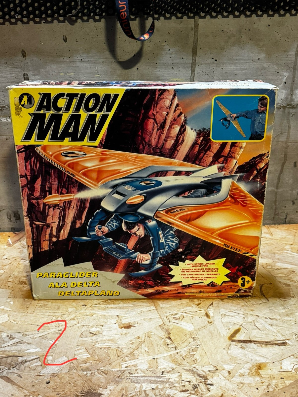 Action Man Ala Delta Deltaplano Hasbro