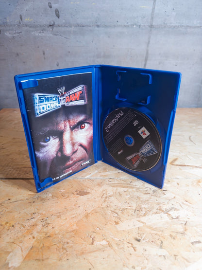 WWE SMACKDOWN VS RAW PS2 SONY PLAYSTATION 2 GIOCO Inglese