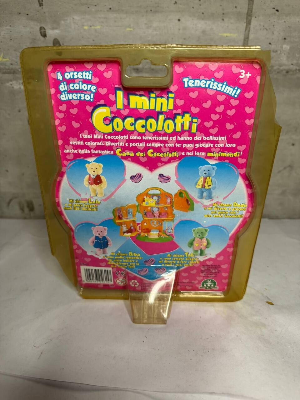 I mini coccolotti 4 orsetti di colore diverso