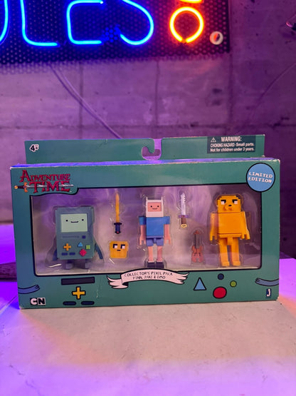 Pacchetto pixel da collezione Cartoon Network Adventure Time con Finn, Jake & B-