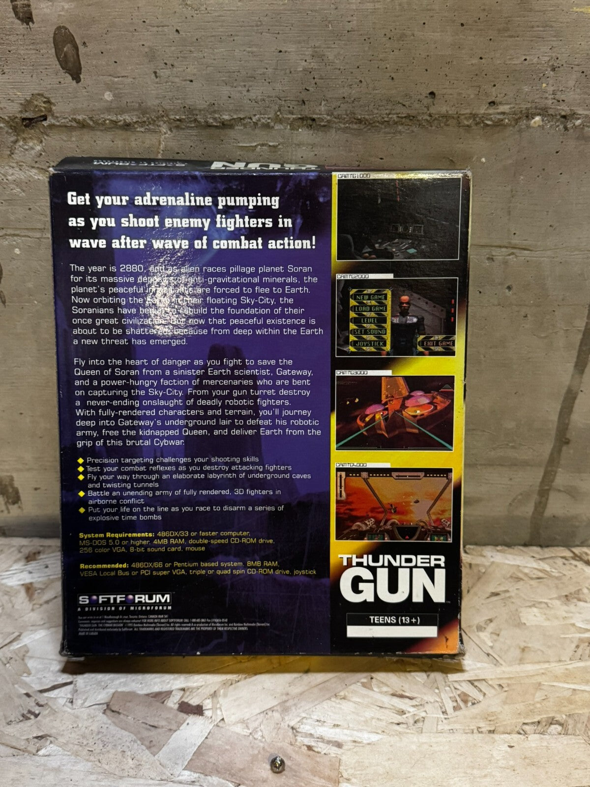 thunder gun gioco pc scatola grande