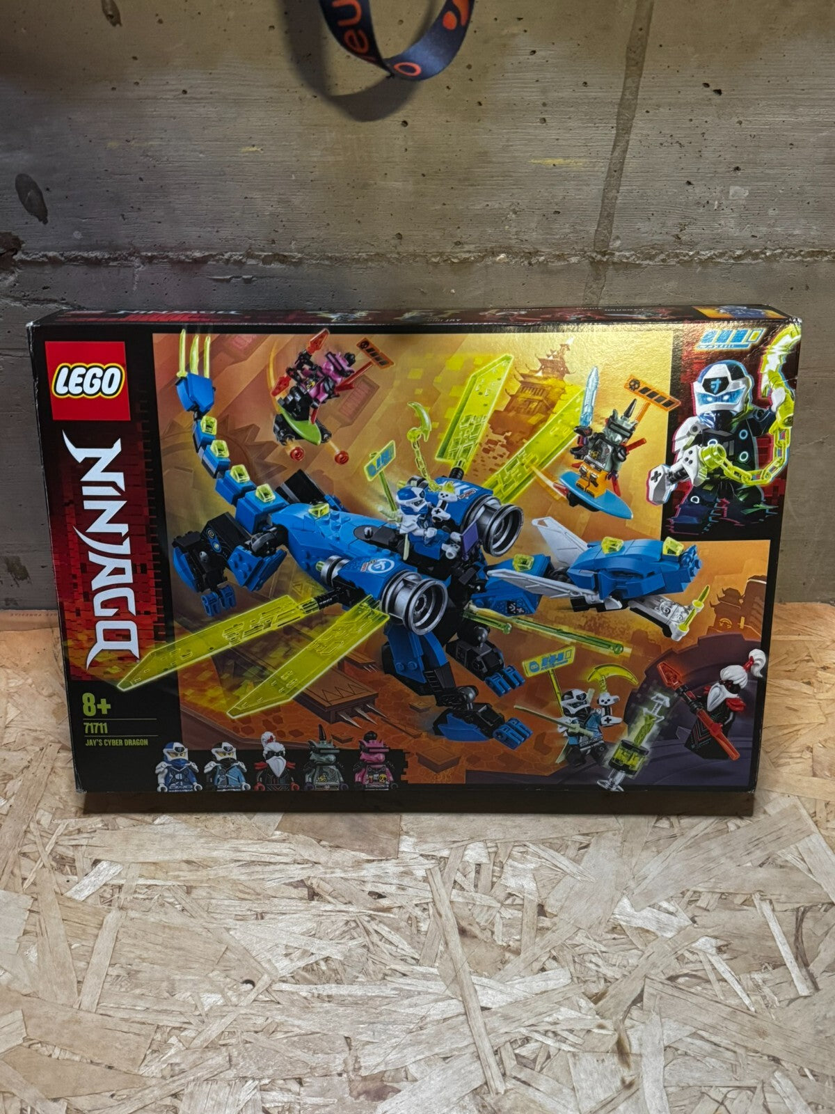 LEGO 71711 - Il Cyber Drago di Ninjago Jay - con Minifigure Jay, Nya e Unagami