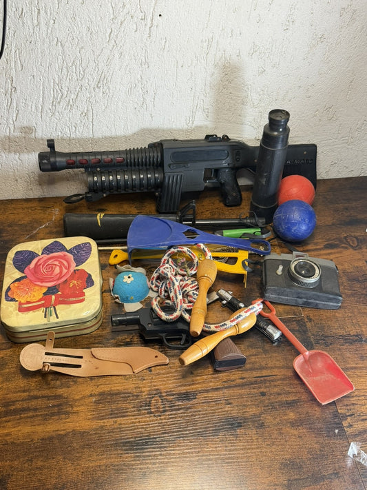 Lotto giocattoli vintage fucile e pistola - foto 1
